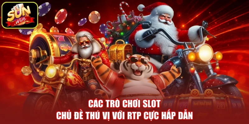 Các trò chơi slot chủ đề thú vị với RTP cực hấp dẫn