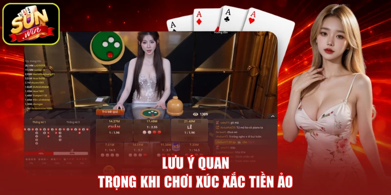 Lưu ý quan trọng khi chơi xúc xắc tiền ảo 